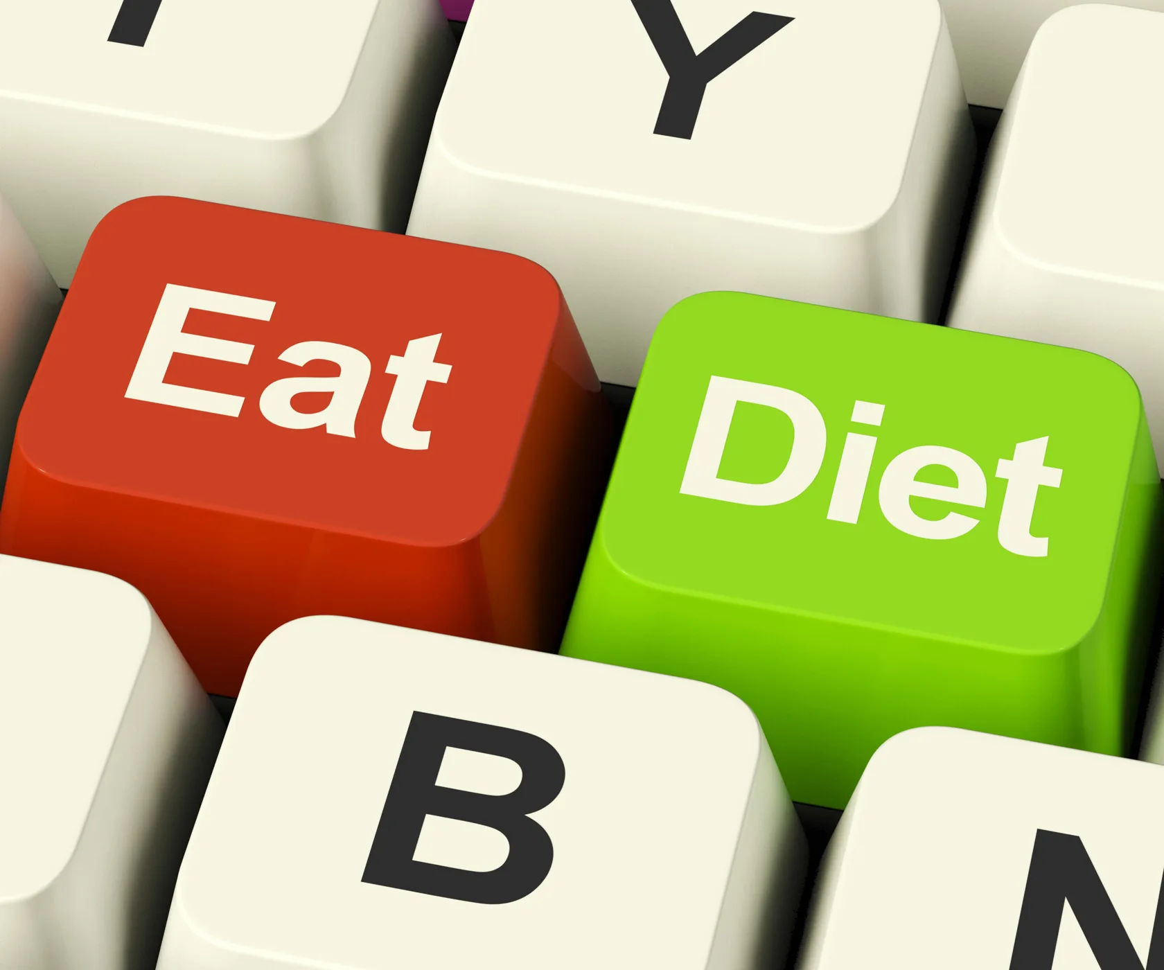Eat Diet Keys Showing Fiber Exercise Fat And Calorie Appetite Advice Online