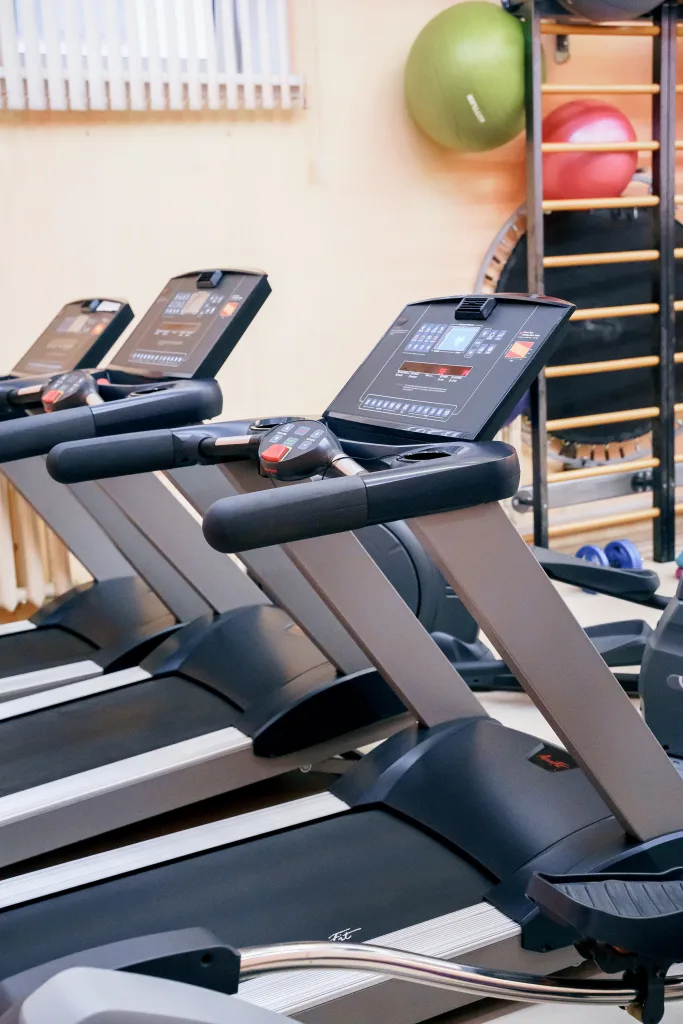 photo of modern gym equipments for weight loss