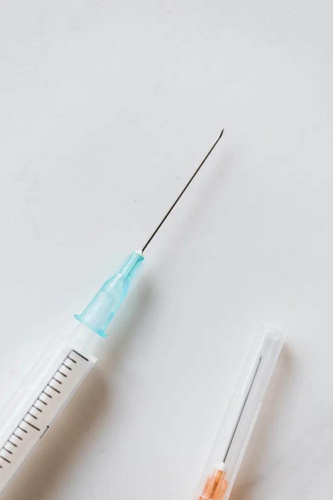 close up photo of injections