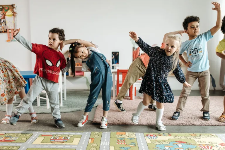 children exercising to lose weight