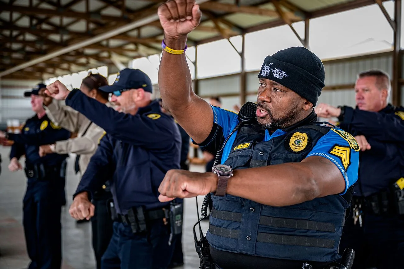 law enforcement exercising obesity epidemic