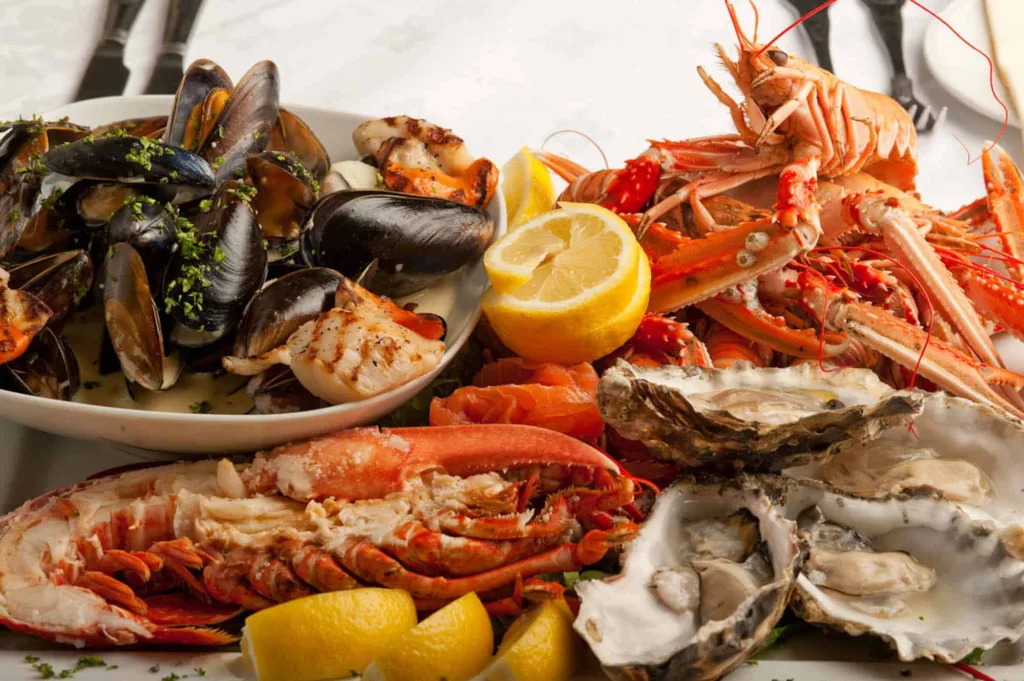 different types of seafoods for weight loss