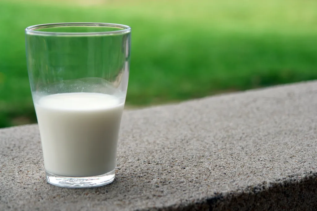 fresh dairy for weight loss on balcony